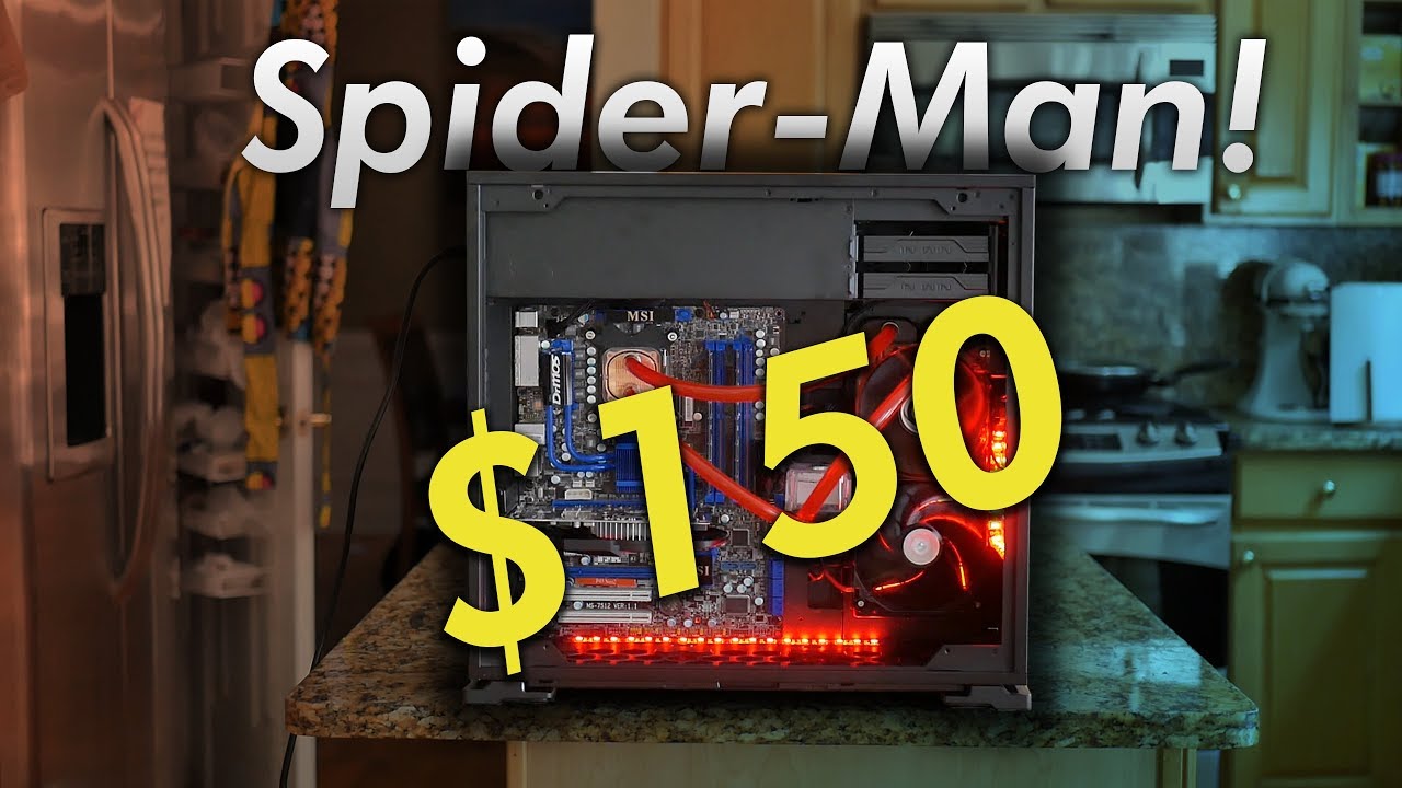 150 Water Cooled Gaming Pc Techvengers Build Off Spiderman Oztalkshw Youtube