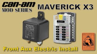 Can Am Maverick X3 Front Auxiliary Electric Install by Up in the Air.stream 3,289 views 3 years ago 17 minutes