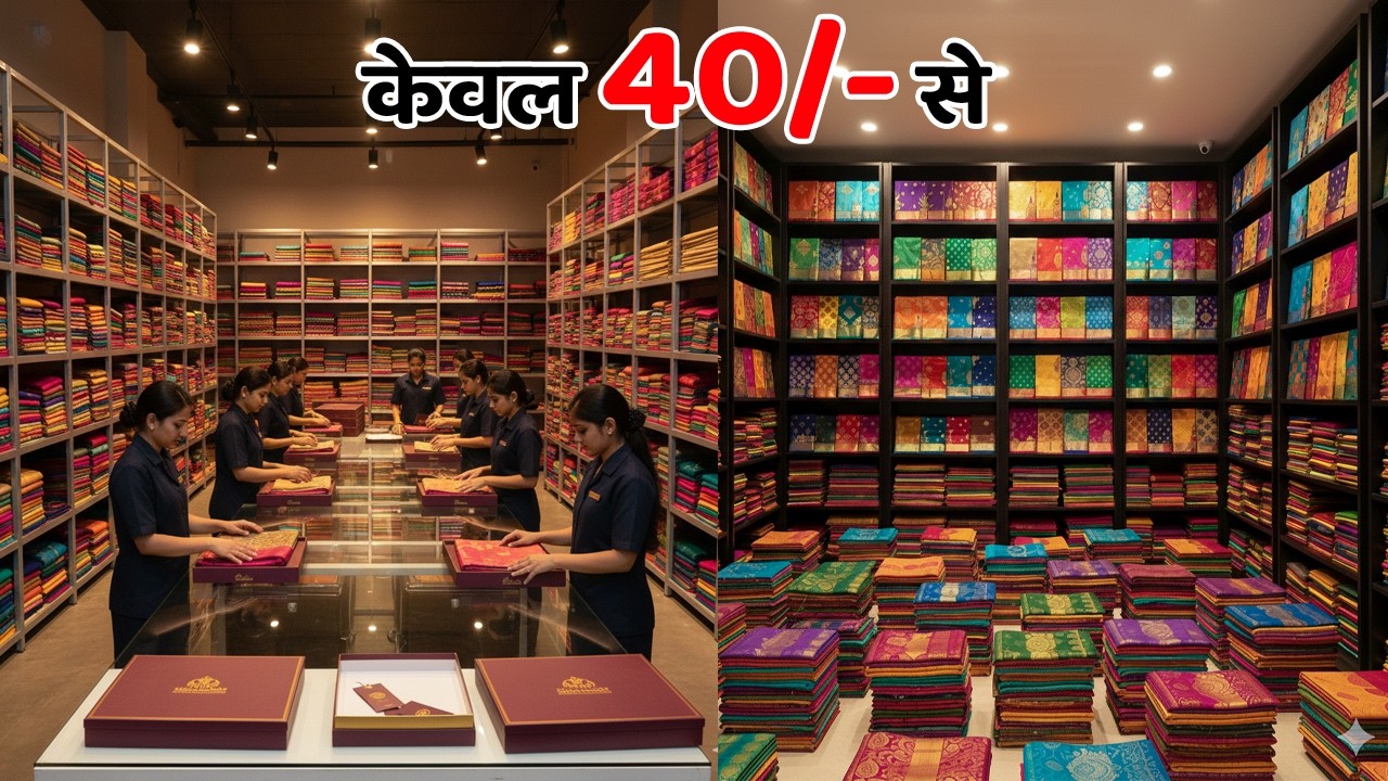 फैक्ट्री से ही ले लो साड़ी Dulhan saree | surat saree Factory in lalaji | 2 हज़ार में 10 साड़ी