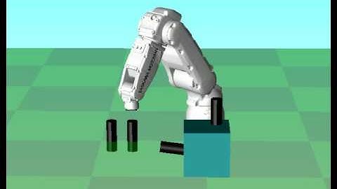 5-component Robotic Assembly using MotoSim
