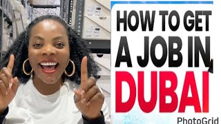 What is the best time to travel to Dubai for job search\/Dubai jobs for freshers \/how to get a job