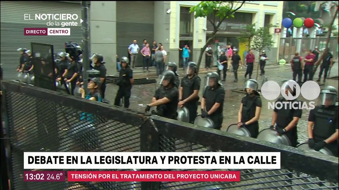 Debate en la Legislatura y protesta en la calle - El noticiero de la gente buenos aires palermo