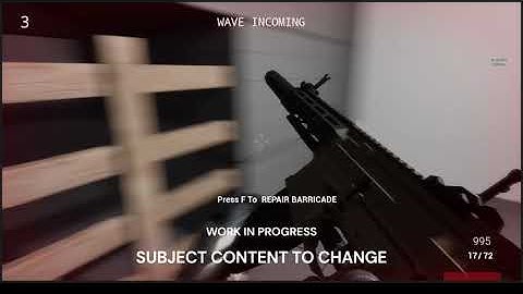 UE5 Cod Zombies Clone gameplay.