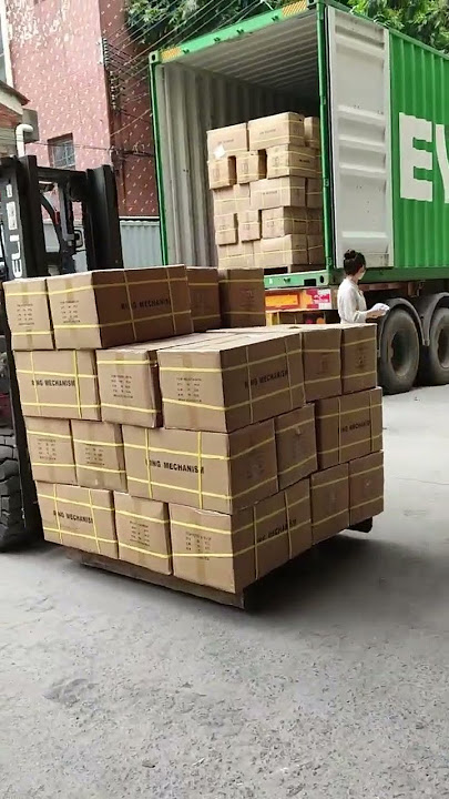Loading 40ft container.