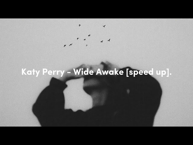 Katy Perry - Wide Awake [speed up]. class=