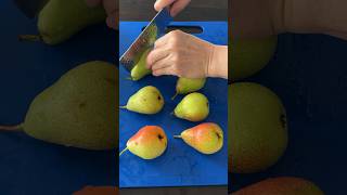 Satisfying pear cutting video #cuttinggarden #cuttingfruit #cuttingskills