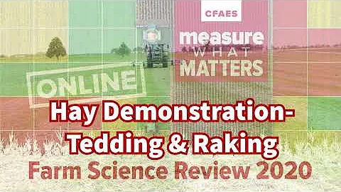 Krone Tedding & Raking Hay Demonstration with OSU ...