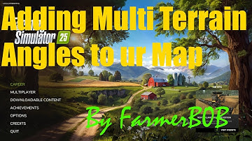 Multi Terrain Angles (MTA) toevoegen aan je FS25-kaart.