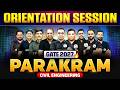 GATE 2027 Preparation | Civil Engineering | Parakram Batch Orientation Session