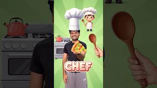 Learn Job Names For Kids | Racer Firefighter Astronaut Chef Pilot Doctor Farmer