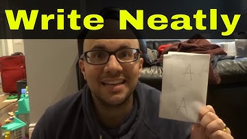 How To Write Neatly (Improve Your Handwriting)