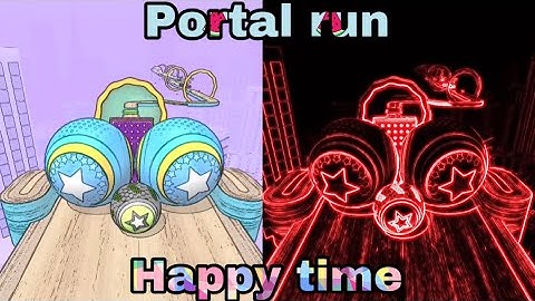 Filter colors challenge in going balls game - playing portal run with amazing original (star) balls