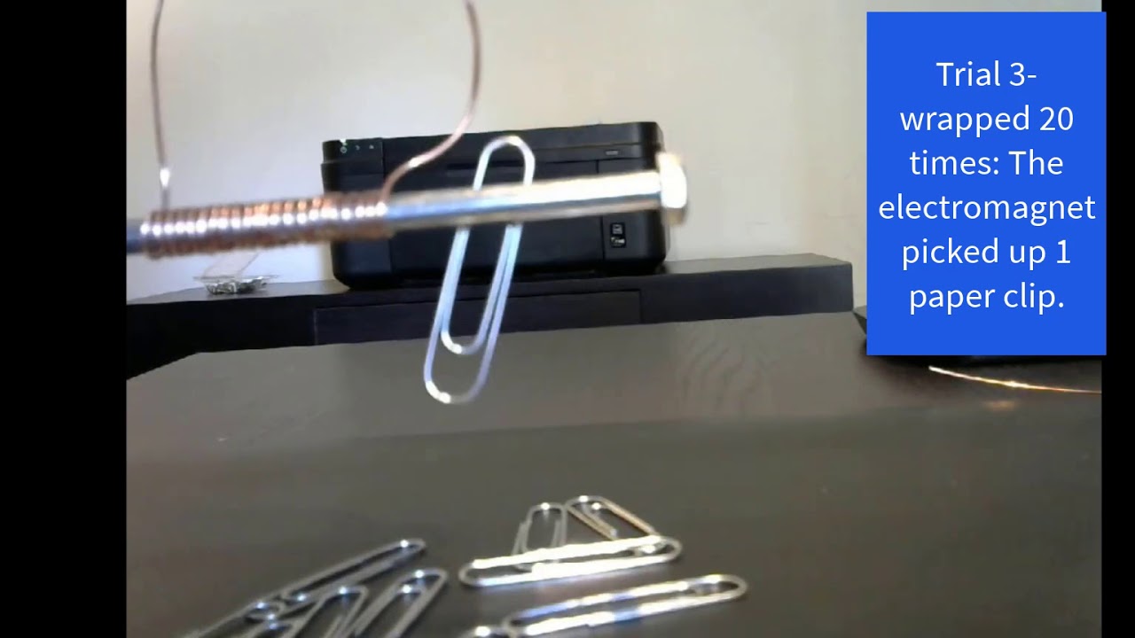 Electromagnets investigation - YouTube