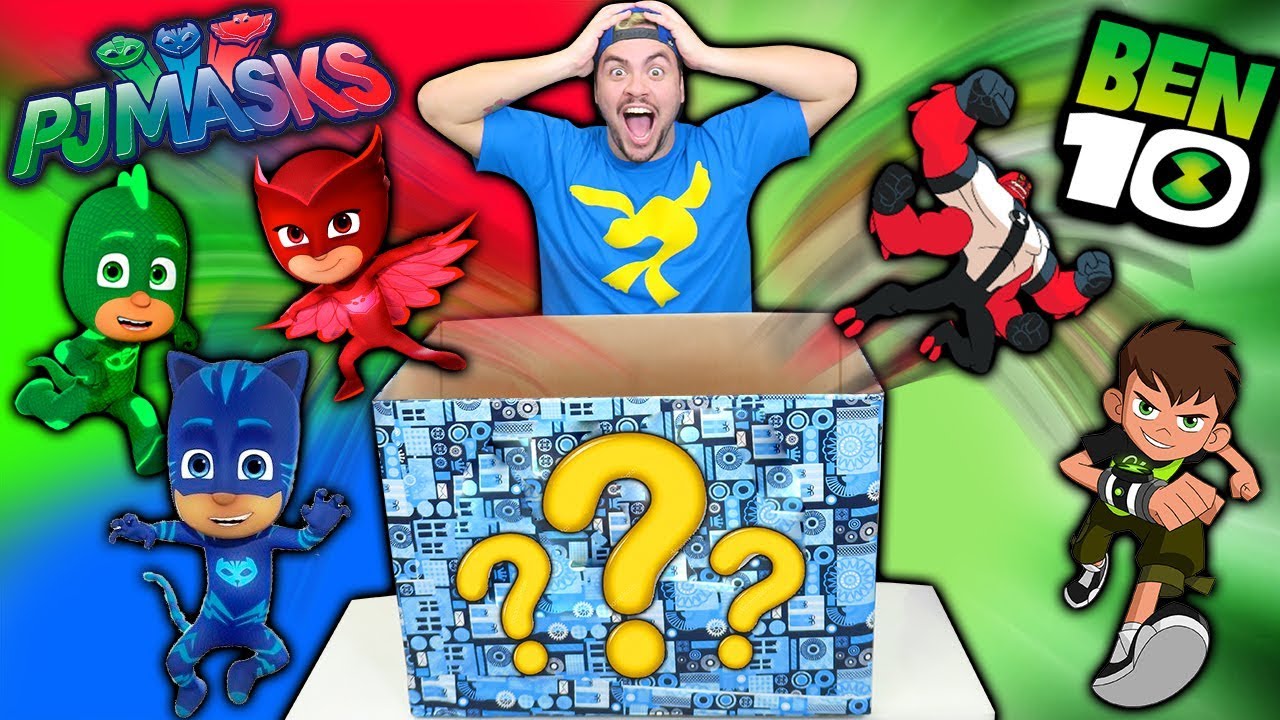 ABRINDO CAIXA SURPRESA DE PJ MASK E BEN 10 (MISTERIOSA)