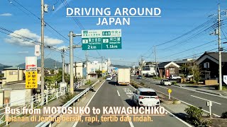 Driving Around JAPAN❗Walking Around Indonesia take a bus from Lake Motosuka to Kawaguchiko Station❗