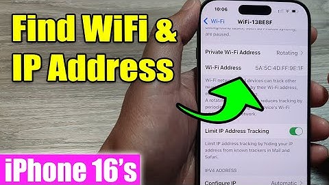 iPhone 16/16 Pro Max: How to Find WiFi & IP Address