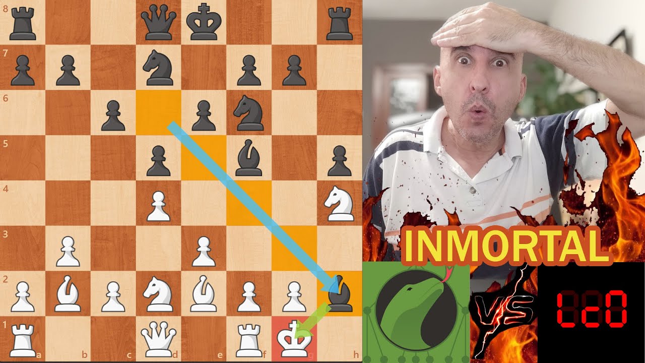 LEELA INMORTALIZA a KOMODO EN 11 JUGADAS SACRIFICA UN ALFIL Y LE DA UNA PALIZA!