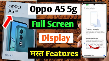 Oppo a5 5g full screen display settings | How to on full Screen display in Oppo A5 5g