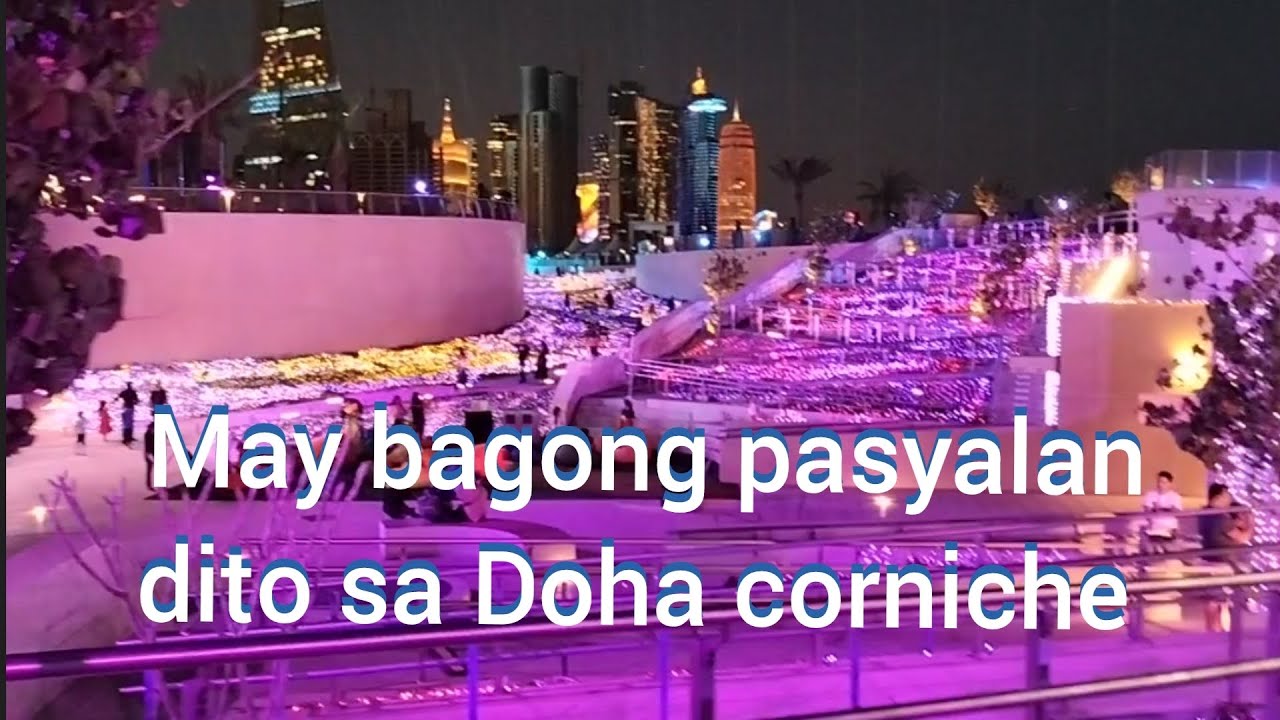 Doha light 23.. the Beautiful light art in Doha Qatar...