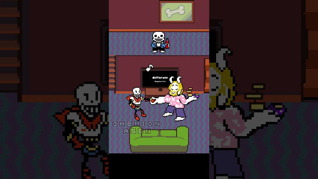 Asgore S Revenge Deltarune Asen Papyrus Sans Jitterbug