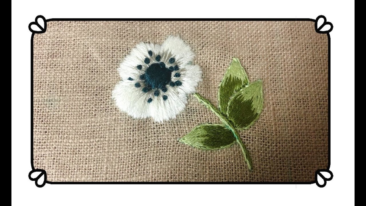 刺繍花 ステッチ ロング ショートステッチのやり方 刺繍初心者 刺繍簡単やり方 Embroidery Flower 法绣 刺绣花 基础刺绣 프랑스자수 Youtube