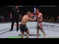 Eddie Alvarez "no no no👆" after eating Gaethje' leg kick