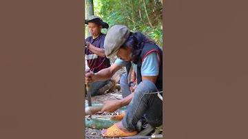 Bộ bàn siêu đẹp từ cây cau rừng #shorts