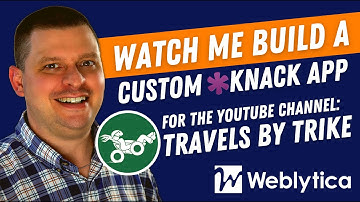 Learn How to Build a Custom No-Code App with Knack App Builder - Inspired by Travels by Trike