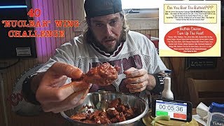 L.A. BEAST vs 40 'Nuclear' Wings Challenge | Jimmy Geez Haledon, New Jersey