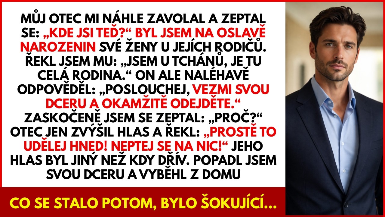 V den, kdy moje dcera sfoukla svíčky na dortu, mi zavolal otec. Jeho hlas byl vyděšený, jako by ho někdo držel na mušce. Řekl mi, že moje žena, žena, kterou jsem miloval a chránil osm let, plánuje...