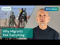 A dangerous journey for African migrants: swimming past Spain's border controls