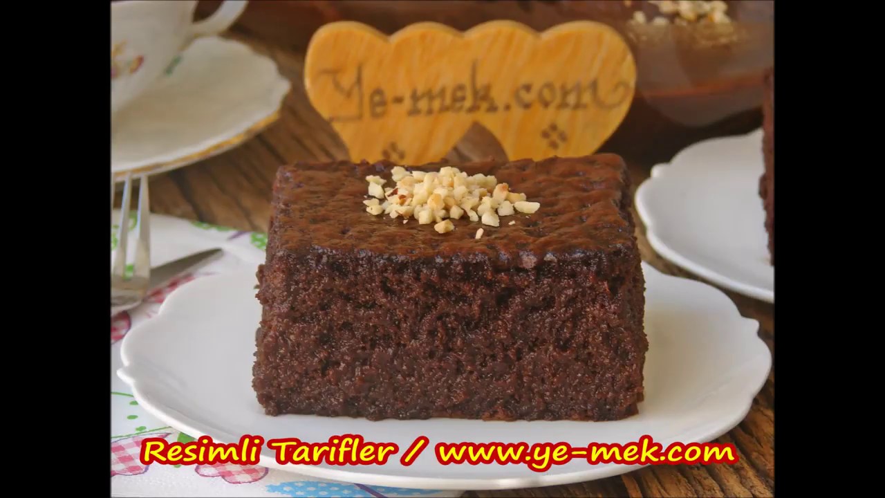 Pastane Usülü Çaylı Islak Kek Tarifi YouTube