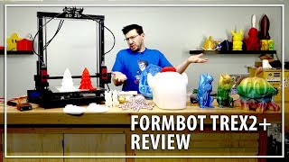 Formbot TREX2+ 3D Printer Review / Dual Independent Extruders at gMax Build Sizes, Is It Worth It?