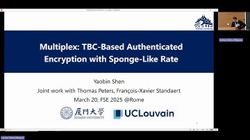Authenticated Encryption - talk 1/3 (FSE 2025)