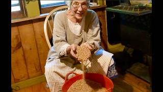 Winnowing Backyard Homegrown Wheat, Two Methods