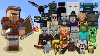 Guard Villager vs All Mobs in Minecraft screenshot 2