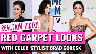 Red Carpet Reactions with Celeb Stylist Brad Goreski | Jenna Dewan