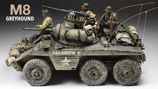 M8 GREYHOUND - Part 2 - 1/35 TAMIYA -  [ Painting - weathering ]