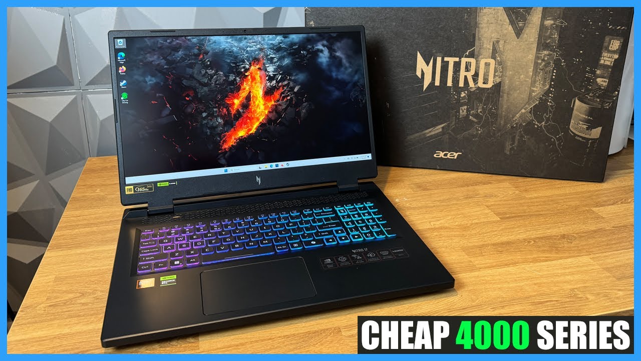 PC Portable Gamer Acer Nitro V 17 AI - Écran 17.3 FHD 144Hz - AMD Ryzen 9 - RTX 5070 - 32Go RAM - 1To SSD - 9