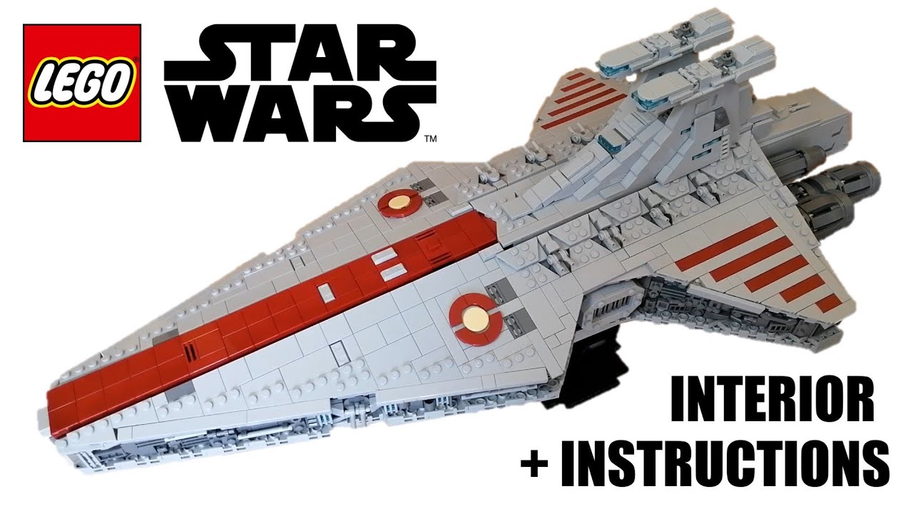 Star Wars UCS Venator Star Destroyer MOC 75252-scale INSTRUCTIONS