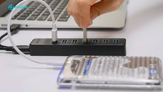 PHIXERO 7 Ports USB 3.0 Hub | The Finial Solution for USB Hub