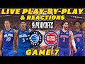 Orlando Magic vs Detroit Pistons Game 7 | Live Play-By-Play &amp; Reactions