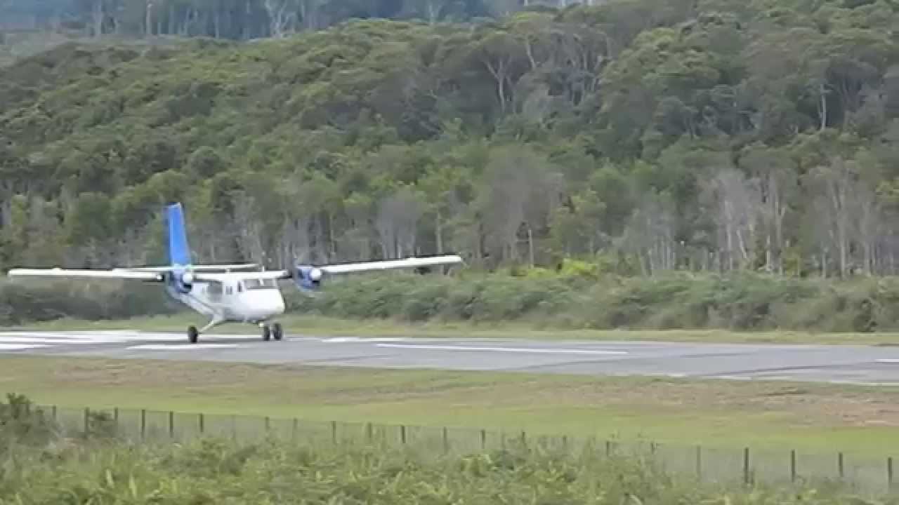 Twin Otter Performs Short Takeoff At Bario Airport, Sarawak
