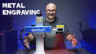 Setting up a metal engraving fiber laser!