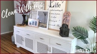 CLEAN WITH ME | Front Entry Re-Organisation