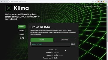 KLIMA DAO - EARN 1.5% $$$ DAILY PROFIT - DEFI 2.0 PASSIVE INCOME - HOW TO ENTER - STEP BY STEP