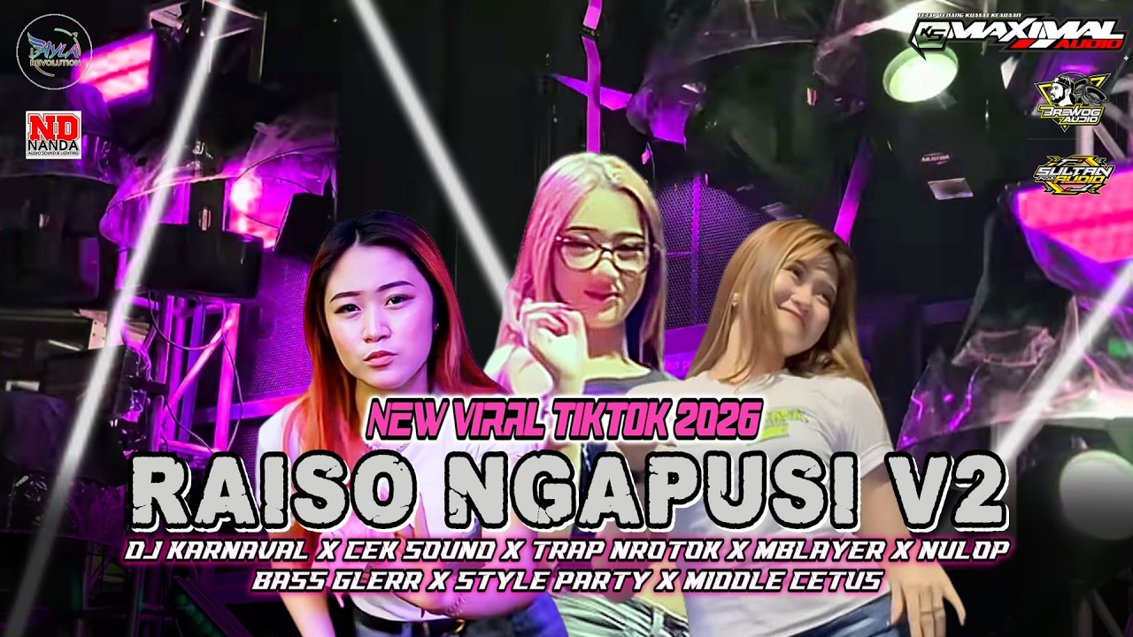 DJ RAISO NGAPUSI MIDDLE CETUS FULL BASS 🔊 VIRAL TIKTOK DJ CEK SOUND 2026 AYLA REVOLUTION