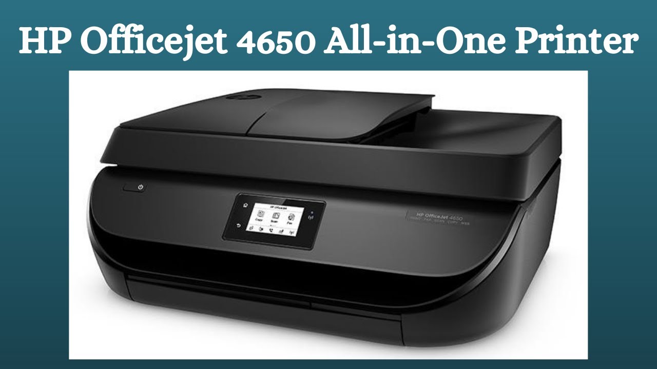 Betinget indre Dekan Download setup software for HP OfficeJet 4650 All-in-One Printer - YouTube