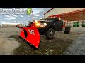 First Snow Storm 2025 | Plowing Snow For The County | Farming Simulator 25