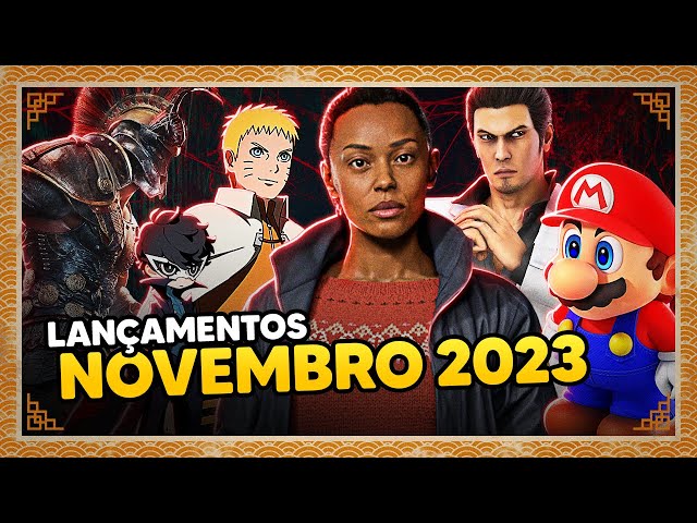 Top 10 NOVOS Jogos de NOVEMBRO 2023 - PC, PS5, SWITCH, Xbox Series